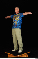  Joseph blue t shirt casual dressed standing t-pose trousers white sneakers whole body 0002.jpg